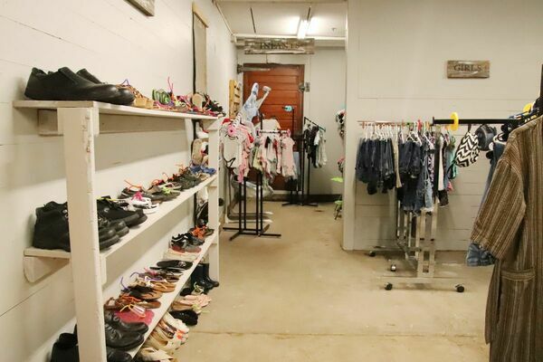 After pics of clothing room.